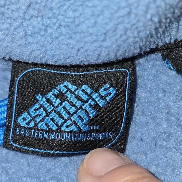 Women's Eastern Mountain Sports Light Blue Fleece Vest EUC Large - Picture 8 of 9